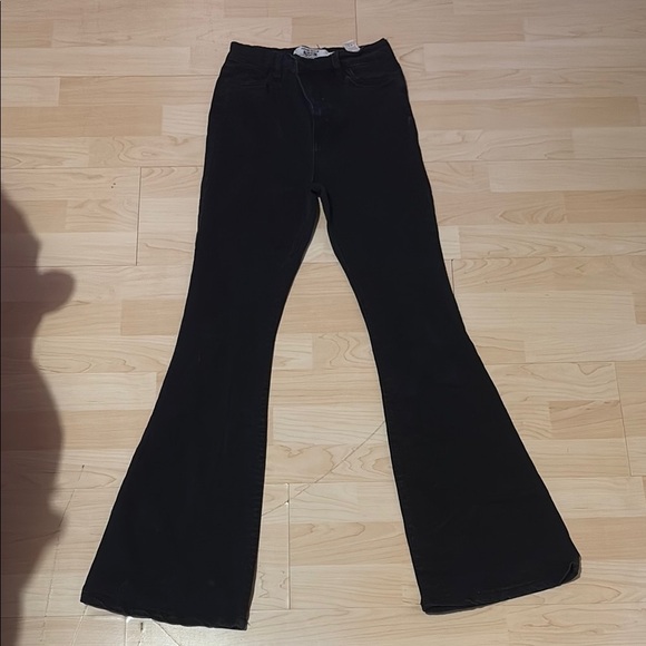 Denim - Black Flared Pants
